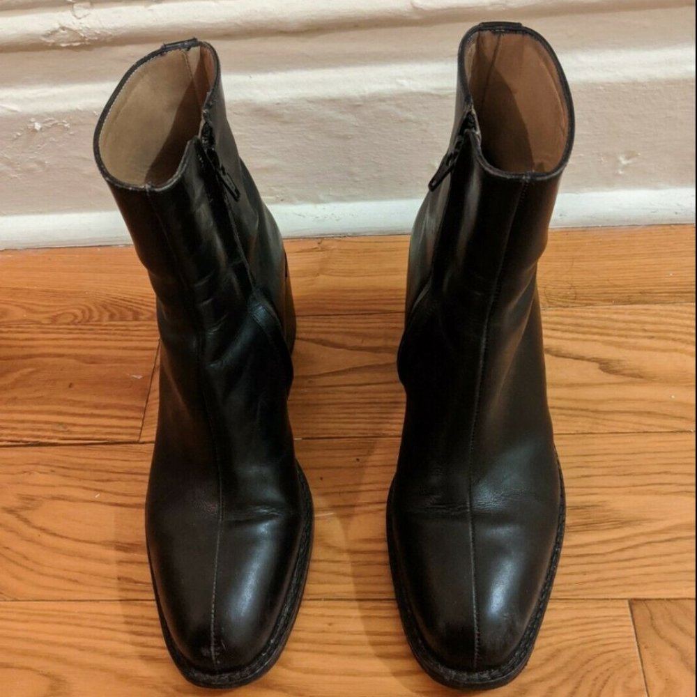 FREELANCE Vintage Leather Ankle Booties - Picture 4 of 8